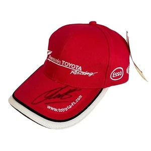 Gorra Panasonic Toyota F1 Racing Roja Algodón Autografiada Fórmula 1 Gorra Nueva - Imagen 1 de 10