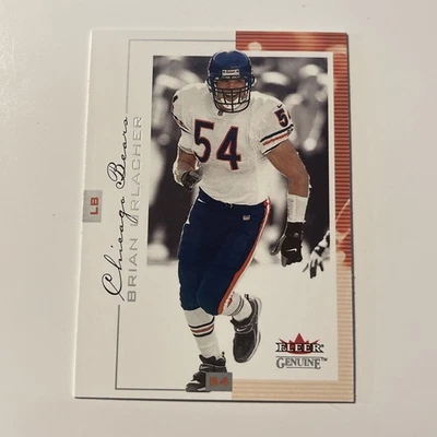 2001 Fleer Genuine Football Brian Urlacher Chicago Bears Card #20 - Image 1 of 2