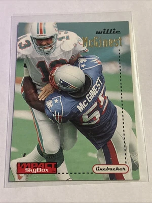 1996 SkyBox Impact Football #86 Willie McGinest - Image 1 of 2