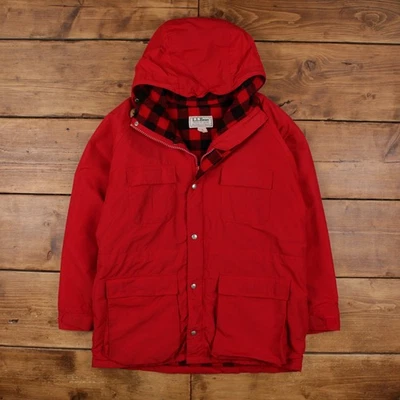 Vintage L.L.Bean Windbreaker Jacket XL 80s Parka Red - Image 1 of 4