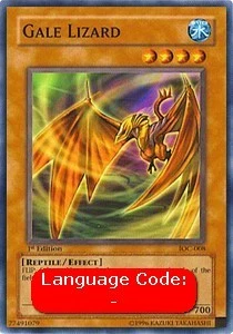 YuGiOh Gale Lizard (V.1) IOC-EN008 Common Englisch Excellent 1st - Bild 1 von 2