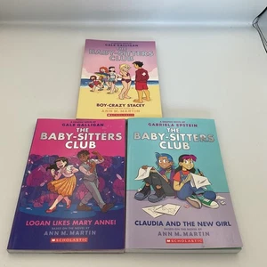 The Baby-Sitters Club Graphic Novels Lot of 3 Books Children's Chapter Books - Picture 1 of 2