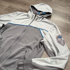 Nike Kobe Hoodie Mens Medium Gray Blue Therma Fit Fleece Mamba Basketball - Picture 1 of 11