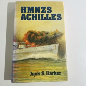 HMNZS Achilles Jack S Harker 1981 William Collins HC DJ Faded Spine VGC - Foto 1 di 16