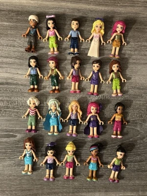 LEGO Friends Elves Mini Muñecas Lote 20 Minifiguras Personas Niño Niña Foto 1 de 4
