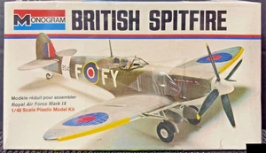 Monogram Modellbausatz British Spitfire Mark IX 1/48 ungebaut / geöffnet neu - Bild 1 von 6