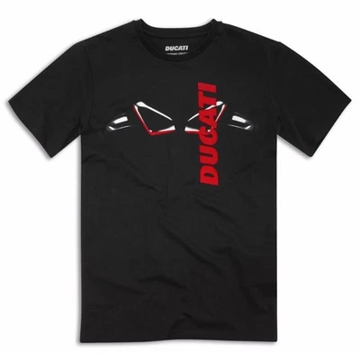 T-Shirt da Uomo Originale Ducati Panigale Black 98770632 - Imagen 1 de 4