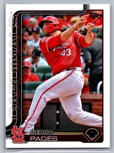 2025 Topps #252 Pedro Pagés - Picture 1 of 2