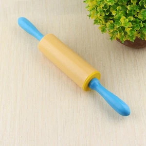 Set 3 Pezzi Strumenti per Impasto Argilla per Bambini Rolling Pin Estrusore Kit Fatto a Mano - Foto 1 di 12