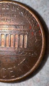 1993 Lincoln Memorial Penny- Large Die Crack- Head Mint Error Very Cool. - Picture 1 of 3