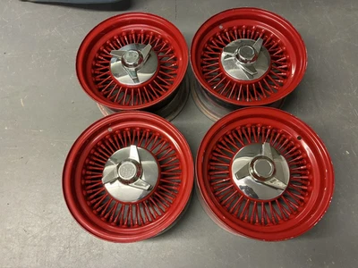 VINTAGE MC CLEAN DAYTON TRU SPOKE STYLE WIRE WHEELS ROADSTER WHEELS LOW RIDER - Image 1 of 4