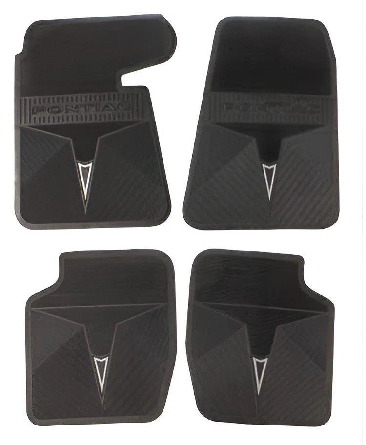 Alfombrillas Pontiac 1964-70 tamaño completo accesorios, negras Foto 1 de 1