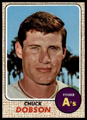 1968 Topps Set Break Chuck Dobson #62 ExMint-NM Combine Shipping - Image 1 of 2