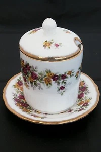 * VERY NICE ROYAL GRAFTON ENGLISH PORCELAIN JAM OR CONDIMENT POT - Picture 1 of 1