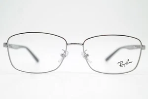 Glasses Ray Ban RB 6527d Silver Black Oval Frames Eyeglasses New - Picture 1 of 6
