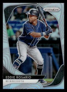 2020  Panini Prizm #7 Eddie Rosario Silver Prizm Minnesota Twins