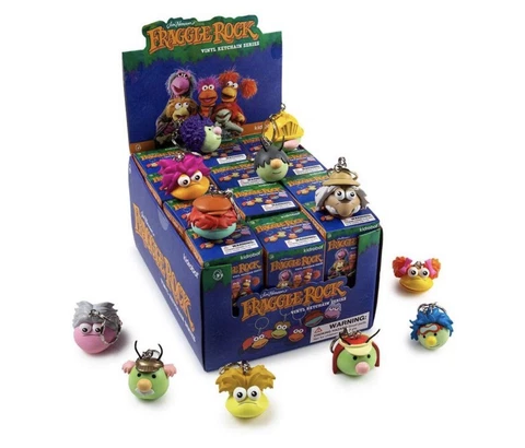 Kidrobot x Fraggle Rock Vinyl Keychain Series -  4x Blind Boxes (NEW, SEALED) Cover