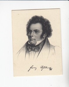  German cig. Card Franz Schubert composer    Basma Dresden # 120