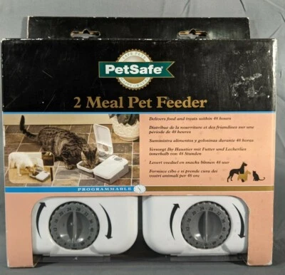 Radio Systems PetSafe Automatic Programmable 2 Meal Pet Feeder New Sealed - Image 1 of 4