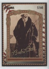 1996 Guyana Babe Ruth 100th Anniversary Stamp Cards $160 Babe Ruth #12 HOF