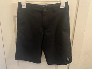 VANS Vanphibian Boys Black Bermuda Shorts Size 12 - Picture 1 of 9