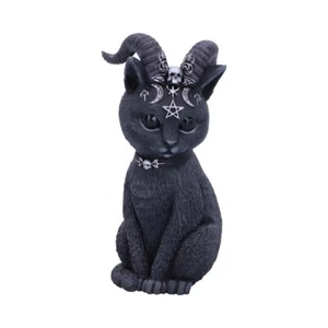 Estatuilla de gato Pawzuph alada oculta gótica brujería culto Cuties de Némesis Now - Imagen 1 de 7