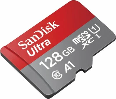 For Samsung Galaxy A50 A20 A10e - 128GB MEMORY CARD SANDISK ULTRA HIGH SPEED 10 - Image 1 of 3