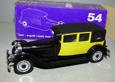 Bugatti Royale Modelo 41 Limusina Rio Model 1:43 escala 1927 negro y amarillo Foto 1 de 2