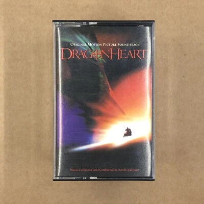 DRAGONHEART Cassette Tape 90s MOTION PICTURE SOUNDTRACK RANDY EDELMAN - Image 1 of 4