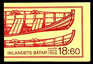 SUECIA (H383) Scott 1671a, folleto de barcos interiores, en muy buen estado - Imagen 1 de 1
