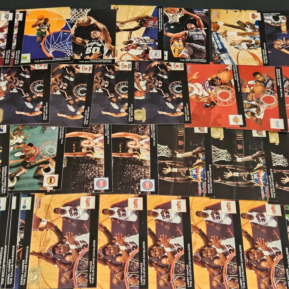 1993-94 NBA HOOPS SCOOPS REGULAR AND 5TH ANNIVERSARY YOU PICK SEE SCANS STARS MT - Image 1 of 1
