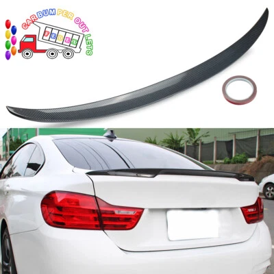 Rear Spoiler For BMW F36 4 Door Gran Coupe 430i 440i M4 2014+ Carbon Fiber Look - Image 1 of 4