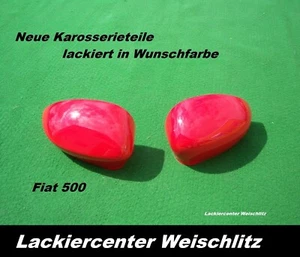 SPIEGELKAPPEN SET LACKIERT IN WUNSCHFARBE Fiat 500 - Bild 1 von 5