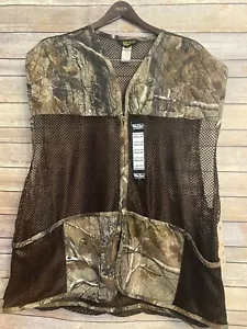 Walls Camo Bird Hunting Mesh Vest Sz XL 2XL Regular Pockets - Picture 1 of 5