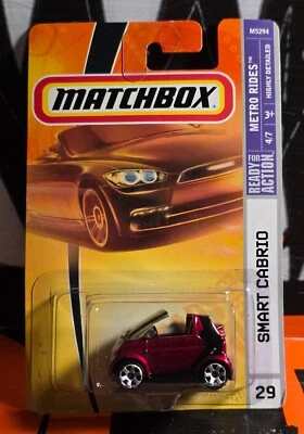 2007 MATCHBOX METRO RIDES ** SMART CABRIO ** #29 1:64 - Image 1 of 2