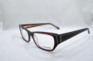 Occhiali da vista autentici Azzaro AZ30035 C2 bordeaux montatura full rim 52 mm RX-Able - Foto 1 di 2