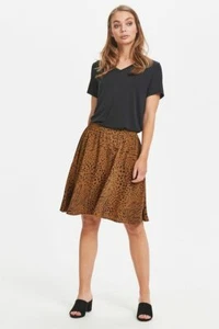 Ichi Damen Rock Toasted Coconut Animal Print Größe L - Bild 1 von 5
