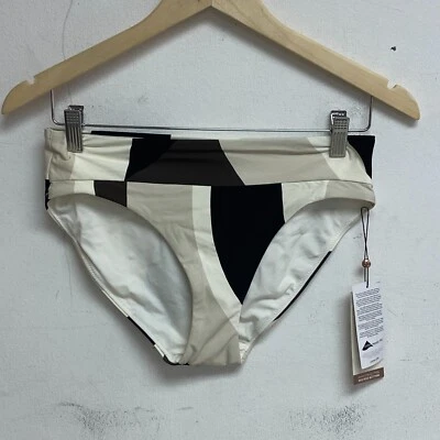 Pantalones de natación Calia banda ancha pierna alta bloques ondulados neutros WSA23414PRT ¡Nuevos! Foto 1 de 4