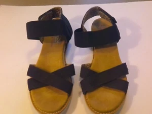 BOBS From Skechers Womens Slingback Wedge Sandals Size 6.5 - Picture 1 of 4