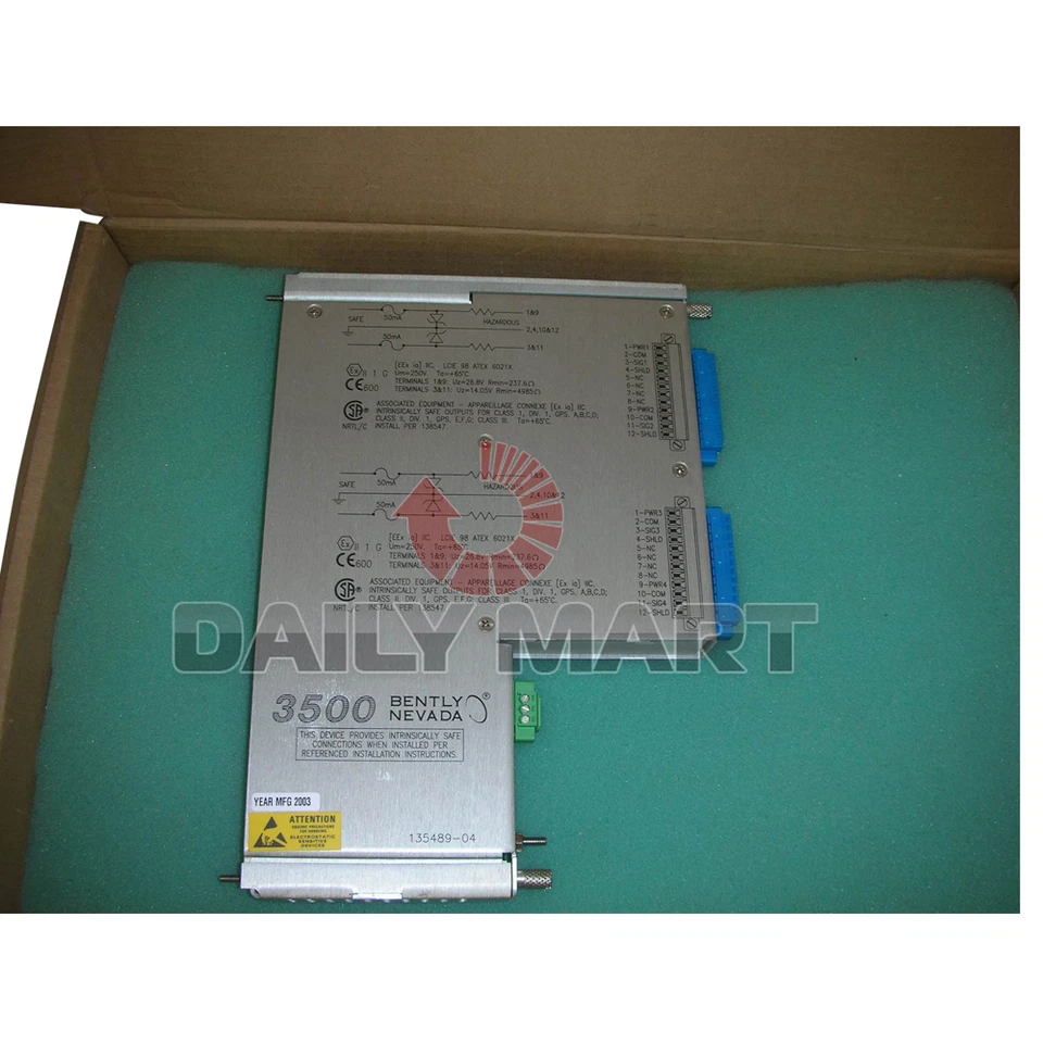 New BENTLY NEVADA 135489-04 Transducer System Programmable Logic Controller - Image 1 of 1