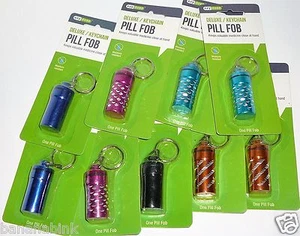 Lot Ezy Dose Pill Fob Keychain Reminder Box Case Medicine Airtight Seal 68133 - Picture 1 of 3