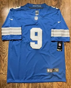 Detroit Lions #9 Jameson Williams Jersey Blue New Embroidered Stitched MEDIUM - Picture 1 of 5