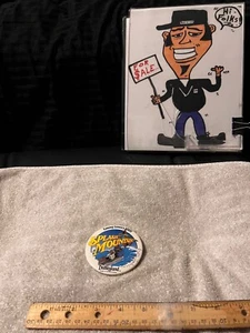 VINTAGE Disneyland Pinback BUTTON Splash Mountain Coming Jan.1989 RARE PROMO🔥😁 - Bild 1 von 3