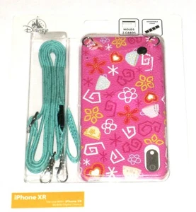 Disney Parks D-Tech XR iPhone Case Mad Hatter Teacup Wallet/2 Card Slots + Strap - Picture 1 of 5