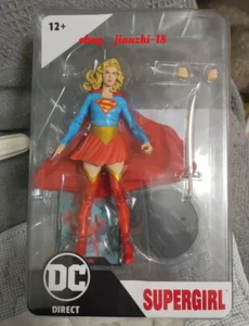 McFarlane Toys DC Supergirl Woman of Tomorrow OHNE COMIC Seitenlocher Neu in der Hand - Bild 1 von 7