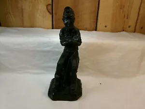 Vintage 1975 J. Kourey Carved Coal Miner Statue - Picture 1 of 7