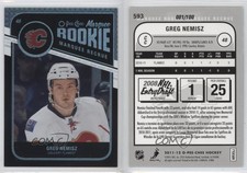 2011-12 O-Pee-Chee Marquee Rainbow Foil Black Border /100 Greg Nemisz Rookie RC
