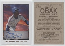 2010 TRISTAR Obak Auto Brown /75 Darryl Strawberry #A79 Auto