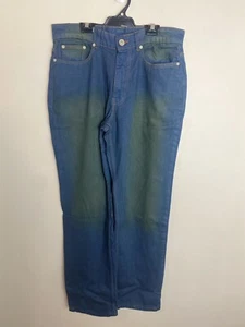 BOOHOO Man Relaxed Ridged Denim Jeans Size 36R Antique Washed - Picture 1 of 4