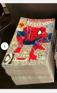 Super alta qualità! LOTTO *10* SPIDER-MAN #1 (1990) versione verde *NM/NM+ GEMME* - Foto 1 di 9